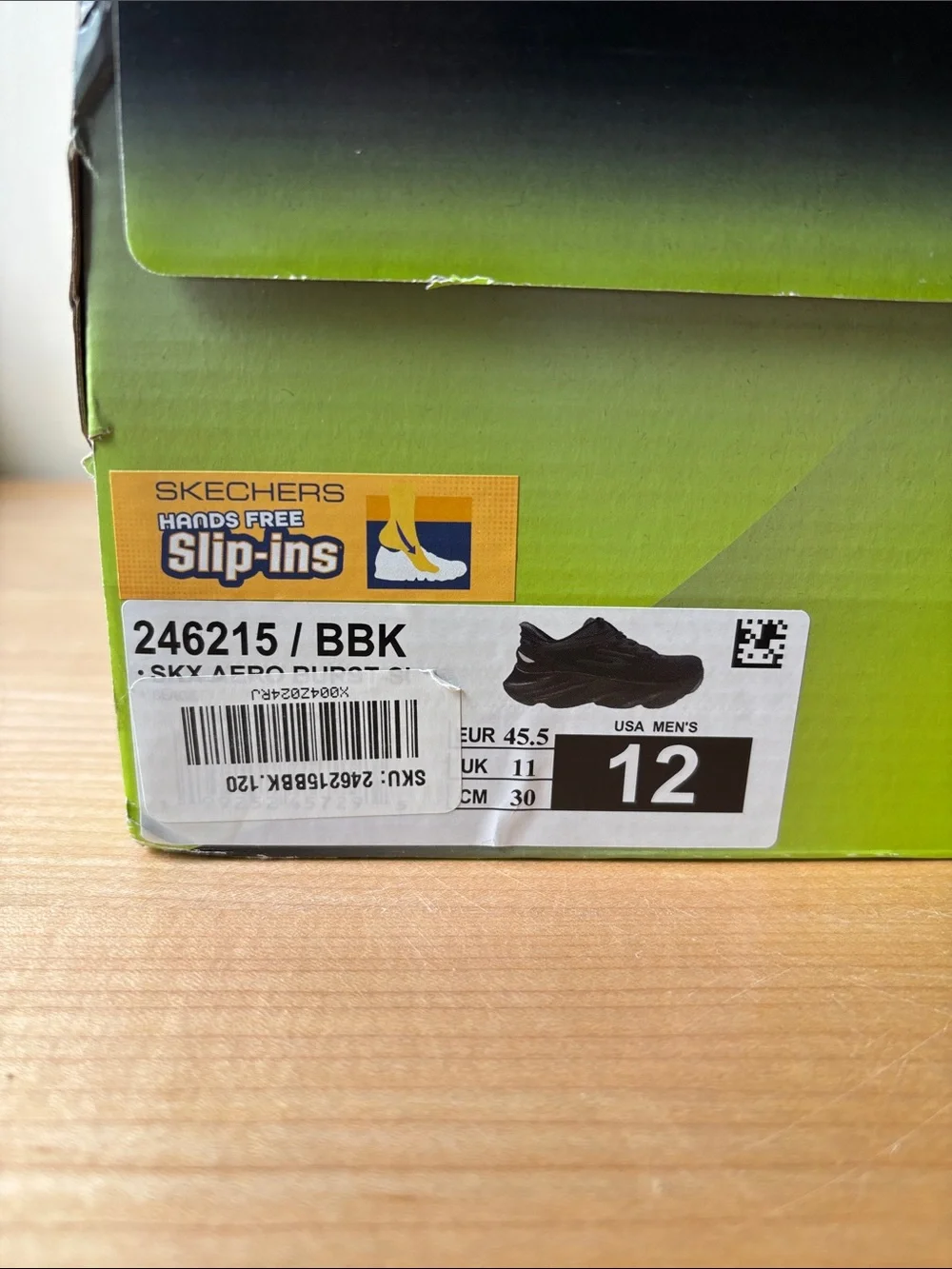 Skechers Aero Burst Slip Ins NIB Size 12